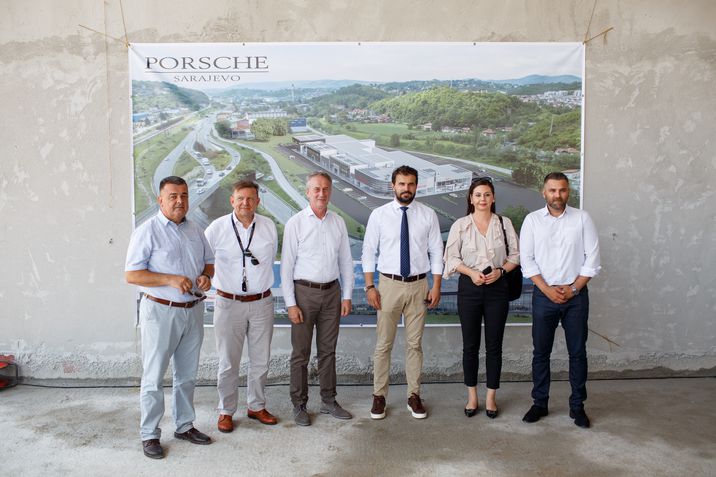 Izgradnja novog objekta Porsche Sarajevo